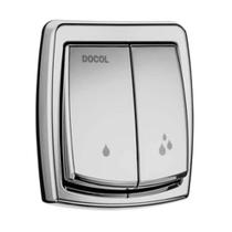 Acabamento Válvula Descarga Cromada Salvagua Box Dupla - Docol 3974