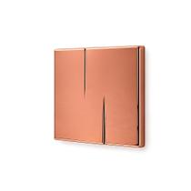 Acabamento Válvula Descarga Rosé Gold Metal Compatível Deca Docol Hydra 11,5 cm