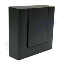 Acabamento Válvula Hydra Docol Deca Aqua Luxo Metal Preto Fosco.
