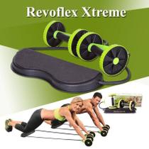 Academia Caseira Revoflex Xtreme Aparelho Abdominal Portatil Exercicios Profissional -Revoflex