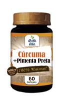 Açafrão da Terra Cúrcuma com Pimenta Preta 1400mg 60cps Multivitta