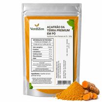 Açafrão Da Terra Premium Em Pó 200g Verdizen Açafrão Da Terra Premium Em Pó 200g Verdizen