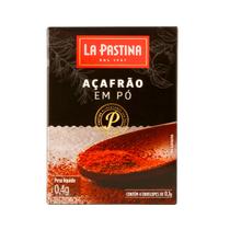 Açafrão Espanhol Verdadeiro em Pó La Pastina Paella 0,4g