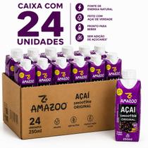 Açaí Smoothie Original Amazoo 250ml Caixa com 24 Unidades Bebida Pronta para Consumo Açaí Smoothie Original Amazoo 250ml Caixa com 24 Unidades Bebida Pronta para Consumo