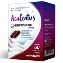 Acalentus l-triptofano 250mg 60cps maxinutri