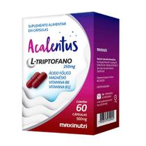 Acalentus L-Triptofano 250Mg Relaxante 60 Capsulas Maxinutri