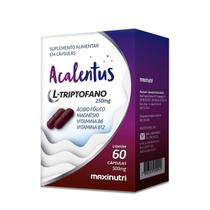Acalentus (L-Triptofano + Assoc.) 250mg 60 Cápsulas - MaxiNutri - 2258