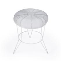 Accent Table Butler Specialty Allen White Iron 100% 7 kg