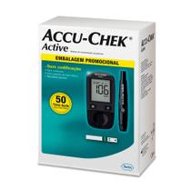 Accu-Chek Active Kit Monitor de Glicemia 50 Tiras Teste
