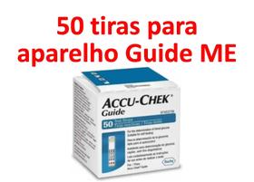 Accu Chek Guide 50 Tiras-teste Fitas Reagentes para aparelho Accu-check Guide