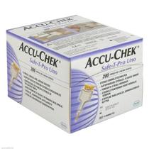 Accu Chek Safe T Pro Lancetas - Coleta de Sangue Segura Accu Chek Safe T Pro Lancetas - Coleta de Sangue Segura