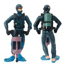 Ace Pet Mergulhador Mãos na Cintura com Boia Azul Escuro