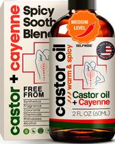 Aceite SELFWISE Orgánico de Ricino + Cayena para Articulaciones y Cuerpo 60mL Aceite SELFWISE Orgánico de Ricino + Cayena para Articulaciones y Cuerpo 60mL