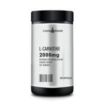 Acelerador de metabolismo l-carnitina 2000mg - 120 cápsulas - 60 doses - clean brand