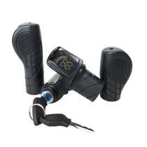 Acelerador de Punho com Manopla eBike 36V V3 Waterproof-Plug Medidor de Carga Digital