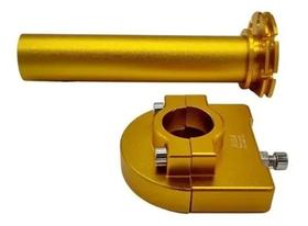 Acelerador Punho Rapido KGA Dourado Claro 22MM