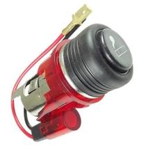 Acendedor Automotivo Tomada Carregador 12V Verde / Azul / Laranja / Vermelho Completo