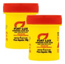 Acendedor Carvão Álcool Sólido Fiat Lux 8 Pastilhas Kit 2un Acendedor Carvão Álcool Sólido Fiat Lux 8 Pastilhas Kit 2un