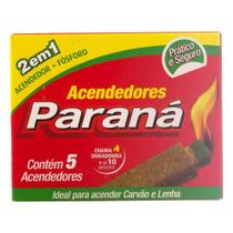 Acendedor E Fósforo 2 Em 1 Paraná 5Un - Parana