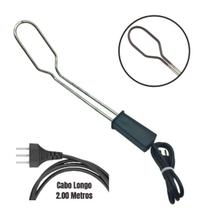 Acendedor Elétrico 110V Churrasqueira Carvão Lareira Fio 2 Acendedor Elétrico 110V Churrasqueira Carvão Lareira Fio 2