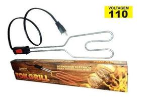 Acendedor Elétrico Para Churrasqueiras / Carvão / Lareiras Resistente 127V Ou 220V