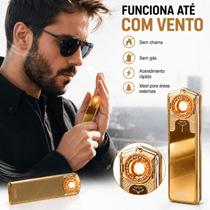 Acendedor Elétrico Recarregável USB TipoC Sem Chama Isqueiro Acendedor Elétrico Recarregável USB TipoC Sem Chama Isqueiro