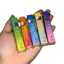 Acendedor Firestar S07F-A Recarregável Colorido Kit com 1 a 5 Unidades