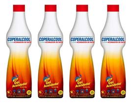 Acendedor Gel Para Churrasqueira Lareira 4 Unid Coperalcool