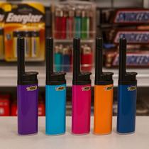 Acendedor Isqueiro BIC Longo Colorido para Fogão e Churrasco Acendedor Isqueiro BIC Longo Colorido para Fogão e Churrasco