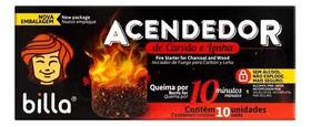 Acendedor Para Carvão E Lenha Billa Caixa 10 Unidades