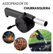 Acendedor Soprador De Churrasqueira E Lareira Brasa Fácil Manual