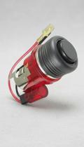 Acendedor Tomada 12V Vermelho Universal com Fio Acendedor Tomada 12V Vermelho Universal com Fio