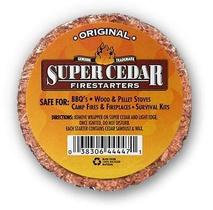 Acendedores SUPERCEDAR 4 unidades Cedro Natural à Prova dÁgua Acendedores SUPERCEDAR 4 unidades Cedro Natural à Prova dÁgua