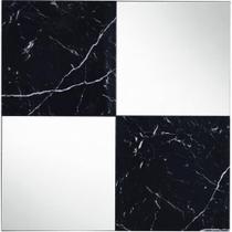Acento de parede quadrado de madeira Mirror Acme Angwin