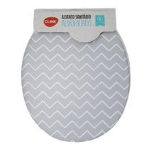 Acento Sanitário Almofadado Estampado Confortável Tampa de Privada Universal