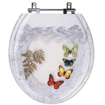 Acento Sanitário Deca Convencional Branco com 4 Borboletas