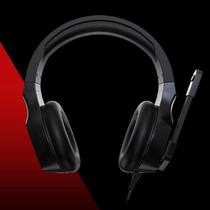 ACER Headset Gamer Nitro Arco Ajustável, alto falantes posicionais e microfone Omnidirecional, Preto com vermelho, Grand