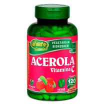Acerola Vitamina C (500mg) 120 Cápsulas Vegetarianas - Unilife