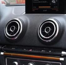 Acessório Audi A3 Hatch Sedan Moldura Prata Saida Ar Ano 2014 até 2019 - Prata Acessório Audi A3 Hatch Sedan Moldura Prata Saida Ar Ano 2014 até 2019 - Prata