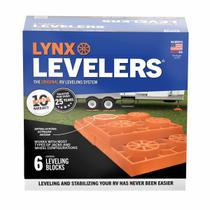 Acessório automático Tri-Lynx Lynx Levelers, pacote com 6, laranja Acessório automático Tri-Lynx Lynx Levelers, pacote com 6, laranja