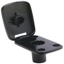 Acessório automotivo Attwood 5022-7 base de montagem embutida preta Acessório automotivo Attwood 5022-7 base de montagem embutida preta