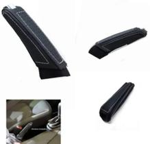 Acessório Capa Revestida em Couro Alavanca Freio De Mão Fiat Toro Volcano Ultra 2016 à 2021