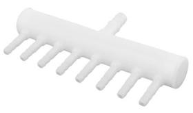 Acessório compressor divisor de ar plástico 8 saídas