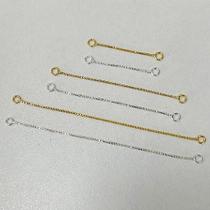 Acessório correntinha prata 925 para piercings e argolinhas