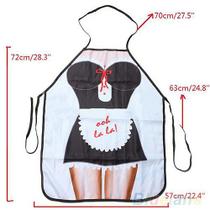 Acessório Cozinha Divertido Avental Empregada Francesa Sexy Presente Criativo Chá de Casa Nova Top