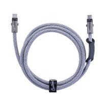Acessório customic alça cabo universal usb-c 60w cor:gray Acessório customic alça cabo universal usb-c 60w cor:gray