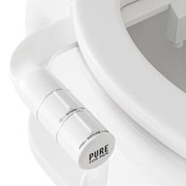 Acessório de assento de vaso sanitário para bidê Pure for Men Dual Nozzle White