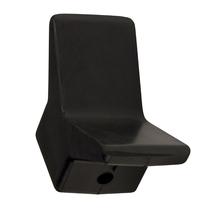 Acessório de barco CE Smith Bow Stop Black Rubber 3x3 16,8 cm