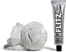 Acessório de broca Buff Ball FLITZ de 7,6 cm com 50 g de pasta polonesa