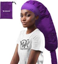Acessório de capô para secador de cabelo TEPENAR Upgraded Purple Acessório de capô para secador de cabelo TEPENAR Upgraded Purple